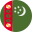  Turkmenistan flag